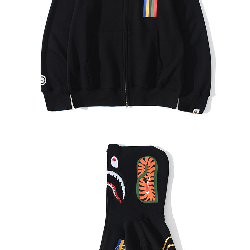 베이프 BAPE 유인원 스트라이프 맨투맨 - 위핑 베이프 BAPE 유인원 스트라이프 맨투맨