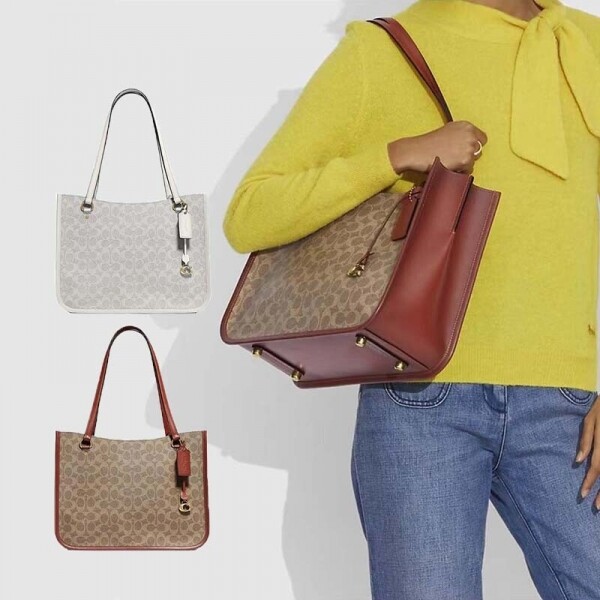 위핑,COACH 코치 타일러 35 라지 케리올 시그니처 Tyler Carryall 35 Large Signature C2591