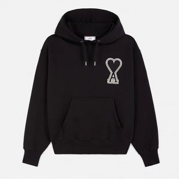위핑,아미 빅하트 로고 후드 티셔츠 A20HJ057 747