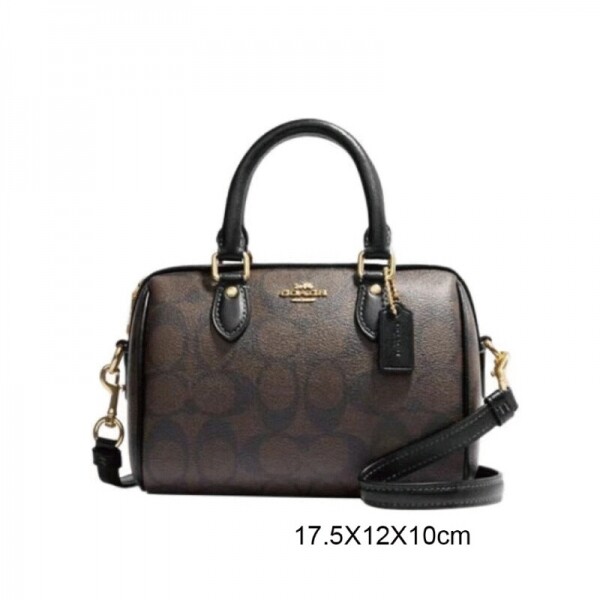 위핑,COACH 코치 여자 가방 시그니처 캔버스 Mini Rowan 미니 로완 크로스백 CH469