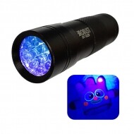 로버스트 블랙라이트 UV 12LED 형광물질 후레쉬 UV라이트 물감놀이