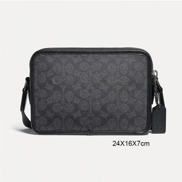 위핑,COACH 코치 JI CHARCOAL 남자 숄더백 C5341black