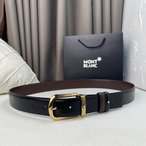 위핑,몽블랑 MONT BLANC 양면 벨트