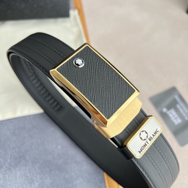 위핑,몽블랑 MONT BLANC 자동벨트 골드