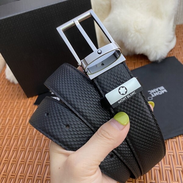 위핑,몽블랑 MONT BLANC 리얼 가죽 벨트 통칭