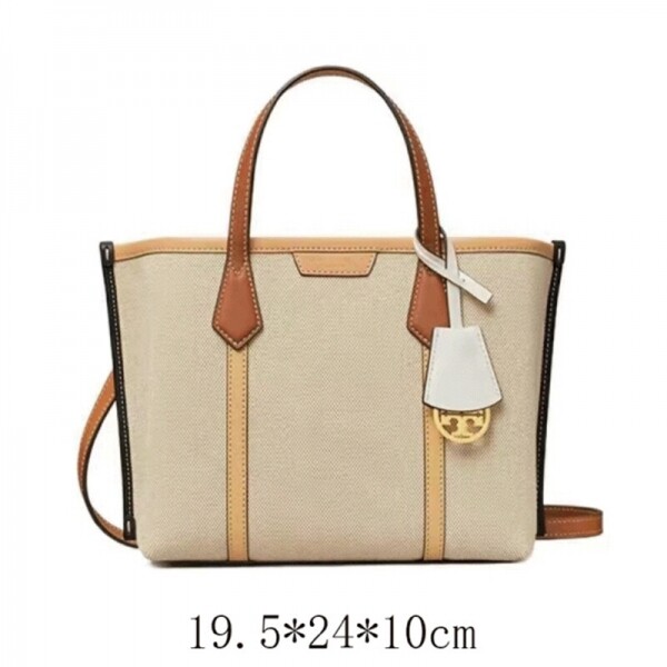 위핑,TORY BURCH 토리버치 럭셔리에비뉴 페리 캔버스 토트백 145662
