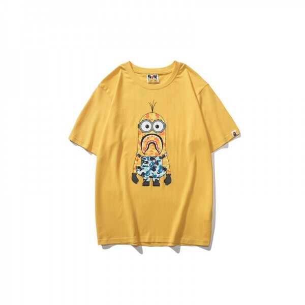 블링크,베이프 BAPE x 미니언즈 티셔츠 노란색