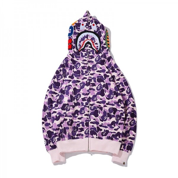 위핑,베이프 BAPE 상어 카모 풀오버 후디