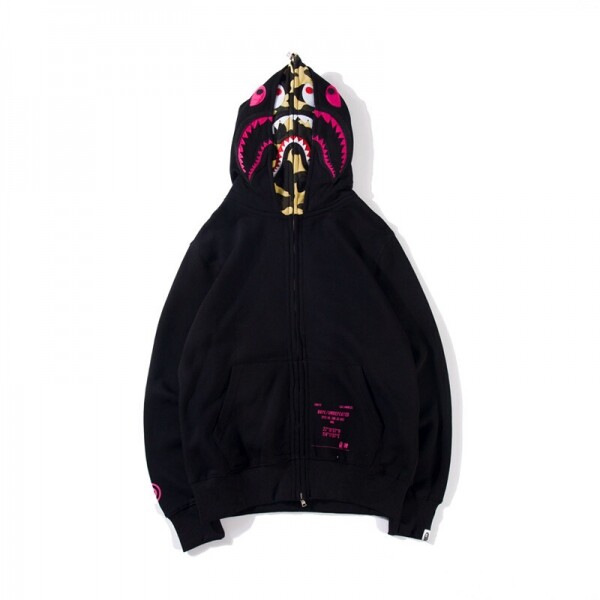 위핑,베이프 BAPE 샤크 풀집 더블 후디