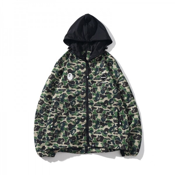 위핑,베이프 BAPE x FCRB 세퍼레이트 프랙티스 재킷 녹색