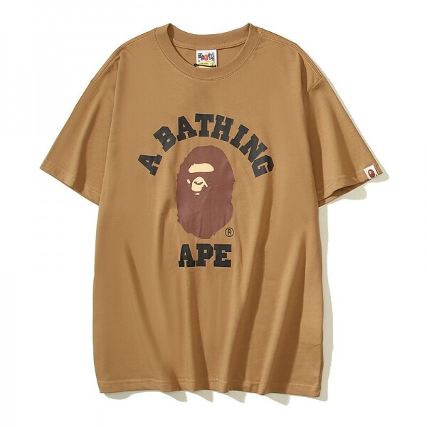 블링크,베이프 BAPE 컬리지 티셔츠 노란색 (FW21)