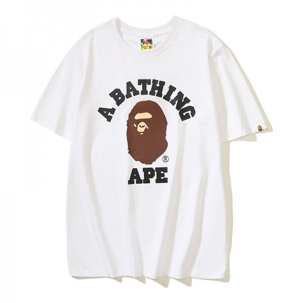 위핑,베이프 BAPE 컬리지 티셔츠 흰색 (FW21)