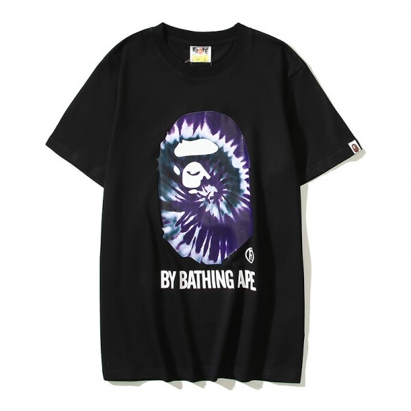 위핑,베이프 BAPE 로고 프린트 반팔 티