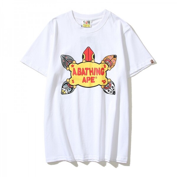 위핑,베이프 BAPE 클래식 마일로 상어 #1 티 화이트