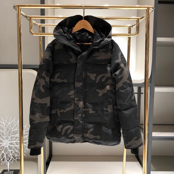 위핑,캐나다구스 Canada Goose Macmillan 파카 빅 구스 다운 점퍼 남여 공용 블랙 카모