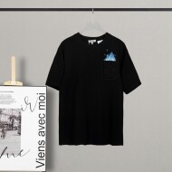 로에베 LOEWE 하울의 모바일 캐슬 프린트 루즈핏 반팔 티셔츠 남여공용