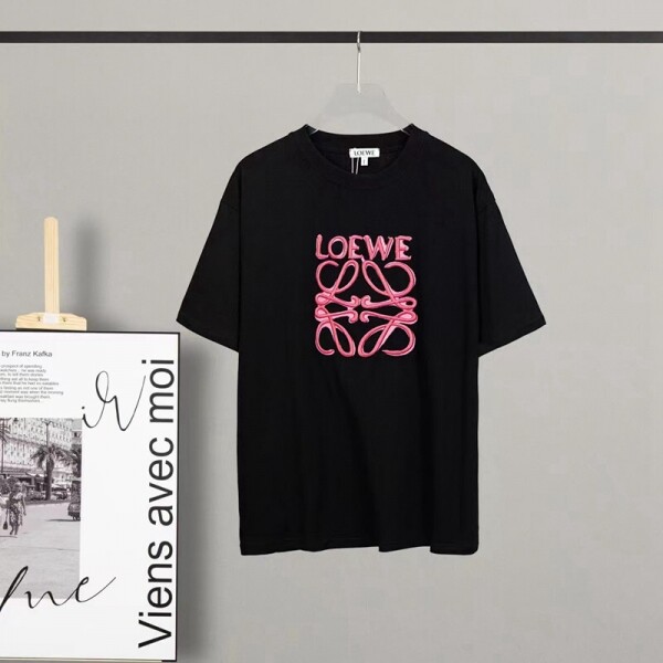 위핑,로에베 LOEWE 트렌디한 디자인 감각 캐주얼 반팔 남여공용