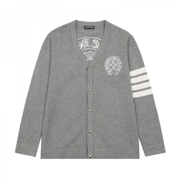 위핑,크롬 하츠 Chrome Hearts 트렌디한 디자인감의 코디 니트 카디건 학원풍 스웨터 남녀공용