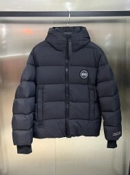 캐나다구스 Canada Goose 남자 바람막이 패딩 점퍼 코트 블랙