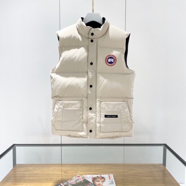위핑,캐나다구스 Canada Goose 남자 베스트 패딩 그린 화이트