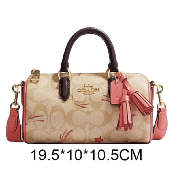 위핑,COACH 코치 CK562 하트 스타 프린터 시그니처 캔버스 레이시 크로스바디 여성 데일리