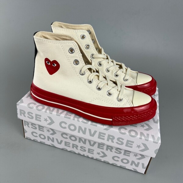 에이프,컨버스 CONVERSE  하트 연명 보드화 하이탑 171847c