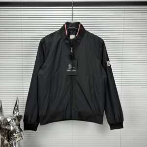 MONCLER 몽클레르 2023 신상 차이나 심플 커플 점퍼 코트 블랙