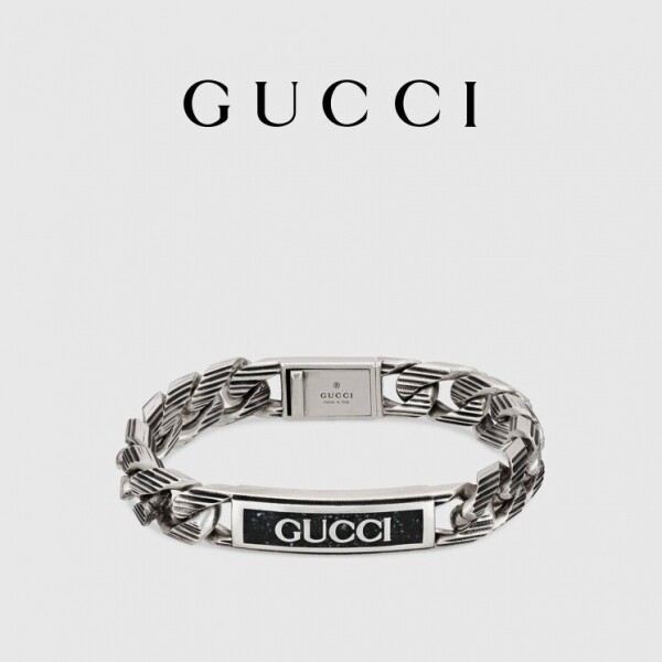 위핑,GUCCI 구찌 로고 여성 남성 협판 법랑은 팔찌