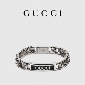 GUCCI 구찌 로고 여성 남성 협판 법랑은 팔찌