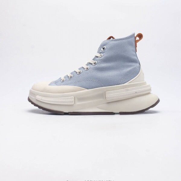 위핑,컨버스 CONVERSE 남녀 통굽 슬립온 키높이 빈티지 하이탑 슬립온 라이트블루