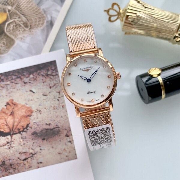 위핑,론진 Longines  큐빅 캐주얼 여성 손목시계  30*8mm