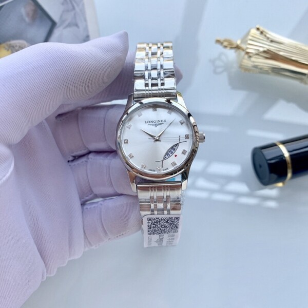 위핑,론진 Longines  세련된 패션 캐주얼 여성 쿼츠 시계  30*8mm