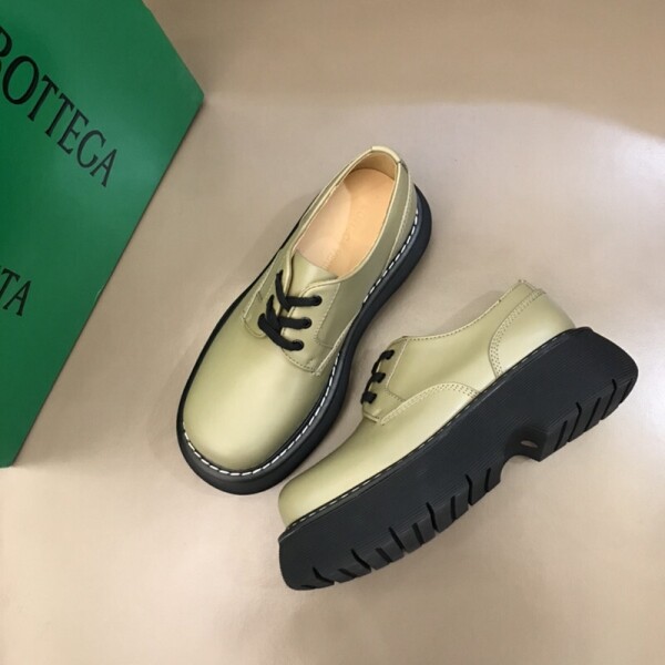 위핑,보테가 베네타 Bottega Veneta 통굽 라운드 구두 남여공용