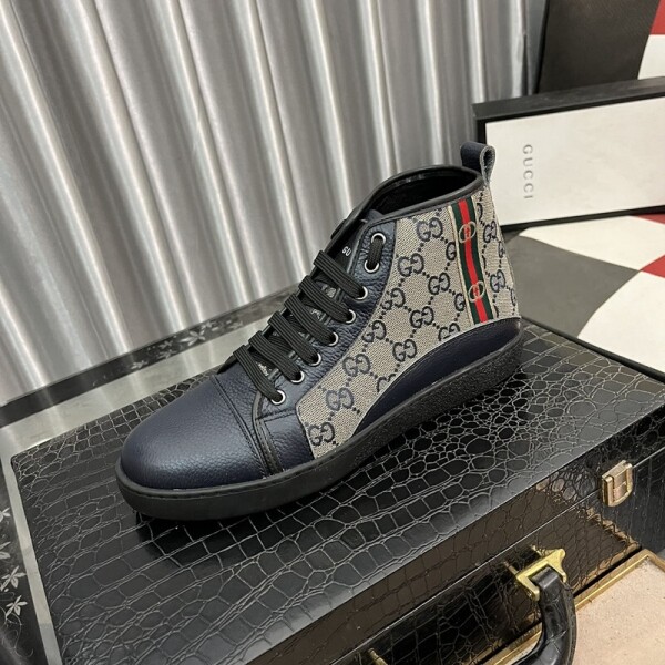 위핑,구찌 GUCCI 남성 패션 하이탑 스니커즈