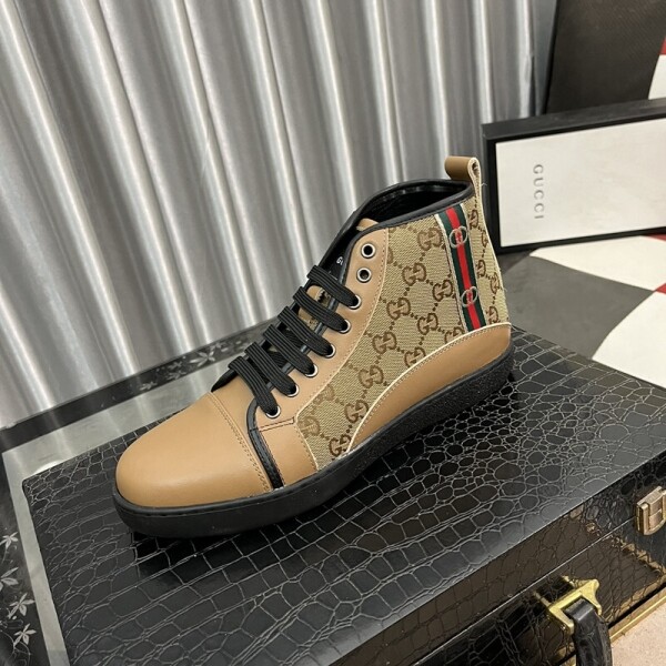 위핑,구찌 GUCCI 남성 패션 하이탑 스니커즈