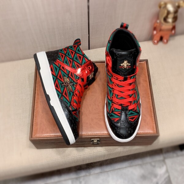 위핑,구찌 GUCCI 남성 패션 하이탑 스니커즈