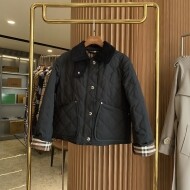 버버리 BURBERRY 아가일 체크 빈티지 패딩 점퍼 여자 코트