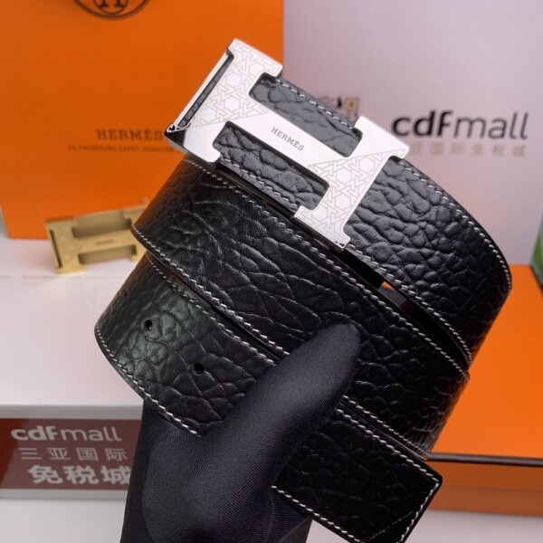 위핑,에르메스 Hermès 패션 캐주얼 남성 벨트 폭: 3.8CM