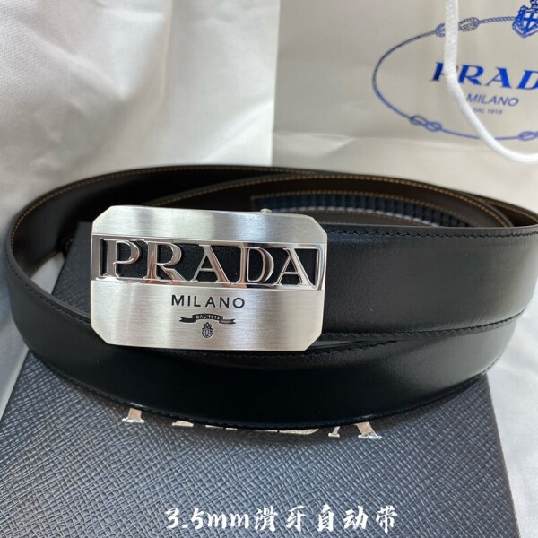 위핑,프라다 PRADA 패션 캐주얼 남성 벨트 폭:3.4CM