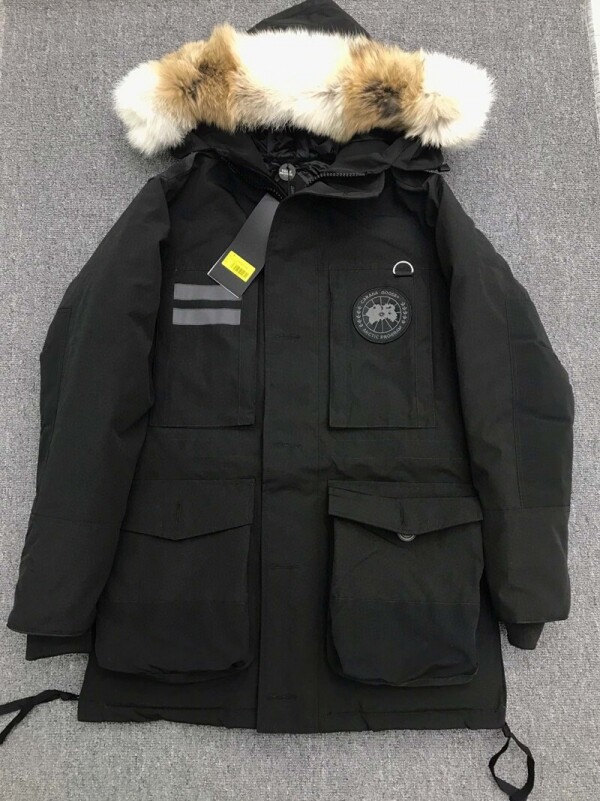 위핑,캐나다구스 Canada Goose 클래식 로고 롱 캐주얼 퍼 카라 후드 패딩 남녀공용