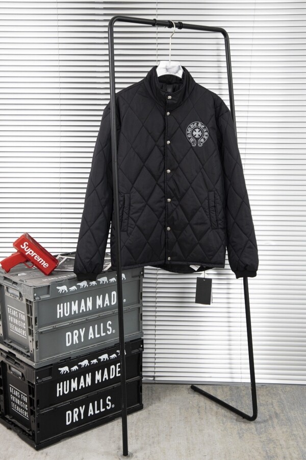 위핑,크롬하츠 Chrome Hearts 빈티지 아가일 패딩 야상 점퍼 남여공용