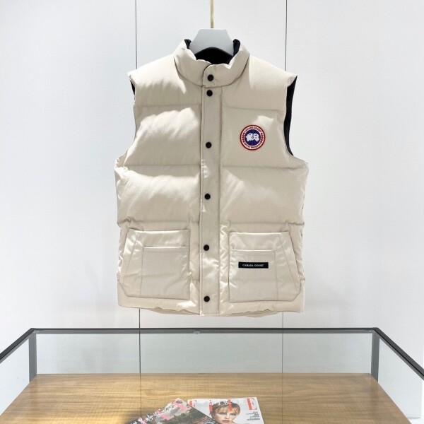 위핑,캐나다구스 Canada Goose Freestyle Crew 커플 패딩 베스트 점퍼 화이트