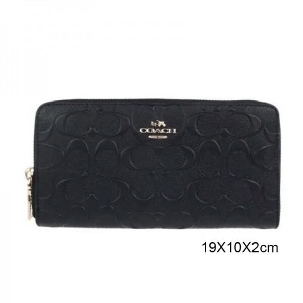 위핑,COACH 코치 장지갑 IMBLK 시그니처 F53834