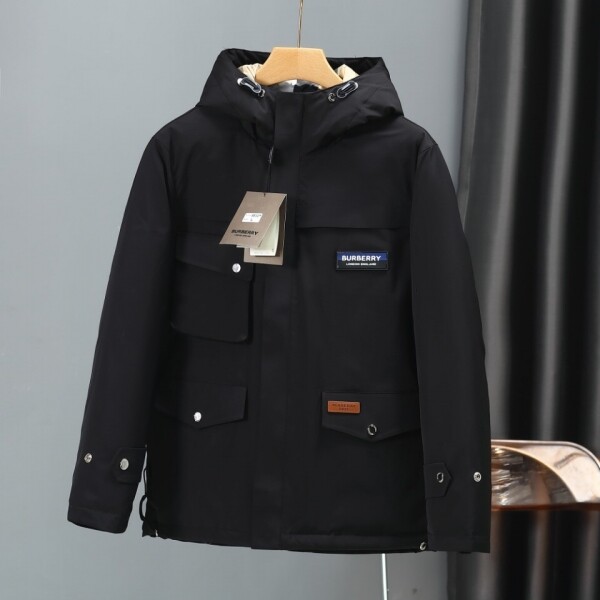 위핑,버버리 BURBERRY 클래식 로고 캐주얼 후드 패딩 바람막이