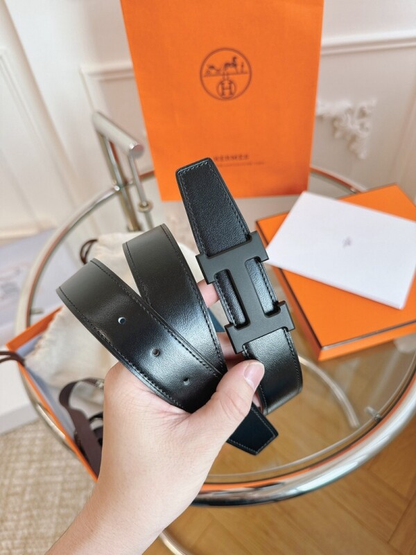 위핑,에르메스 Hermès 커플 패션 벨트 폭: 3.8cm 3.2cm