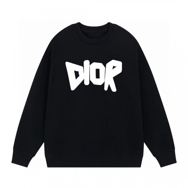 위핑,디올 DIOR 이니셜 로고 프린팅 커플 라운드 맨투맨