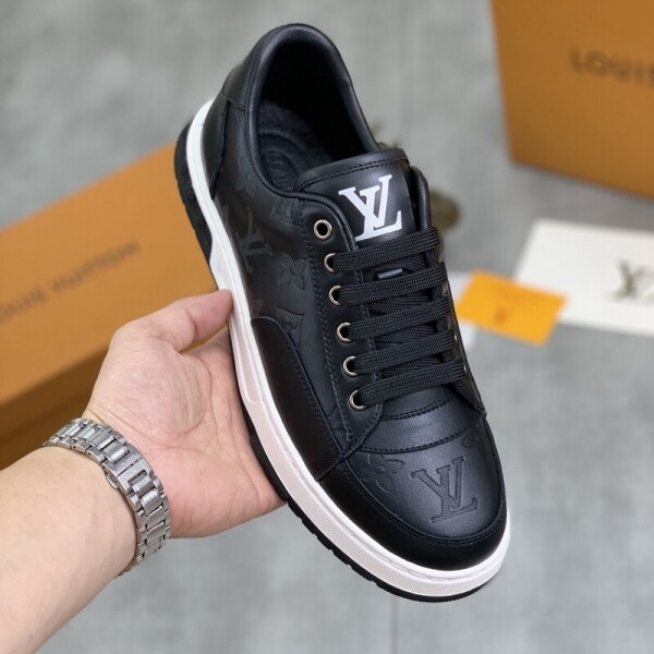 에이프,루이비통 louis vuitton 캐주얼 패션 남성화 블랙