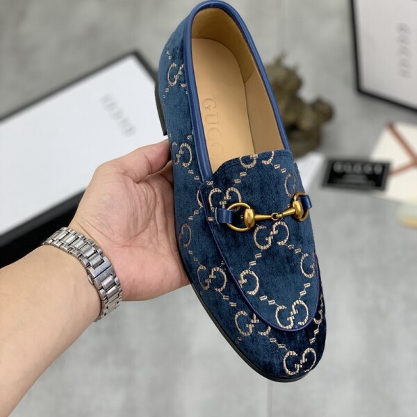 위핑,구찌 GUCCI 프리미엄 남성 정장 비즈니스 구두 네이비