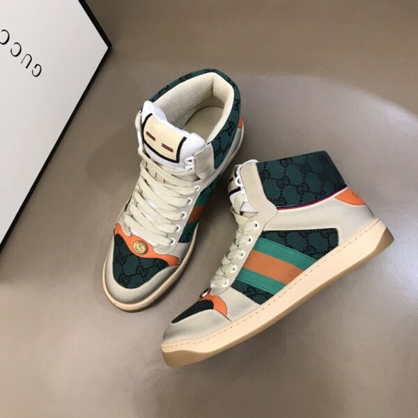 블링크,구찌 GUCCI 커플 하이탑 운동화 빈티지 스니커즈