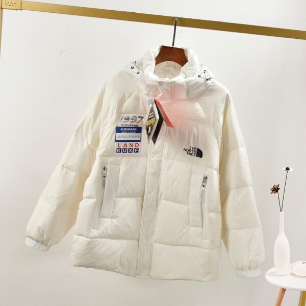 위핑,노스페이스 The North Face 로고 로고 패션 후드 패딩 남여공용